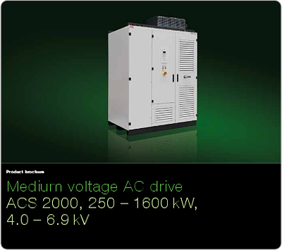 ABB MV DRIVES MODEL ACS 2000